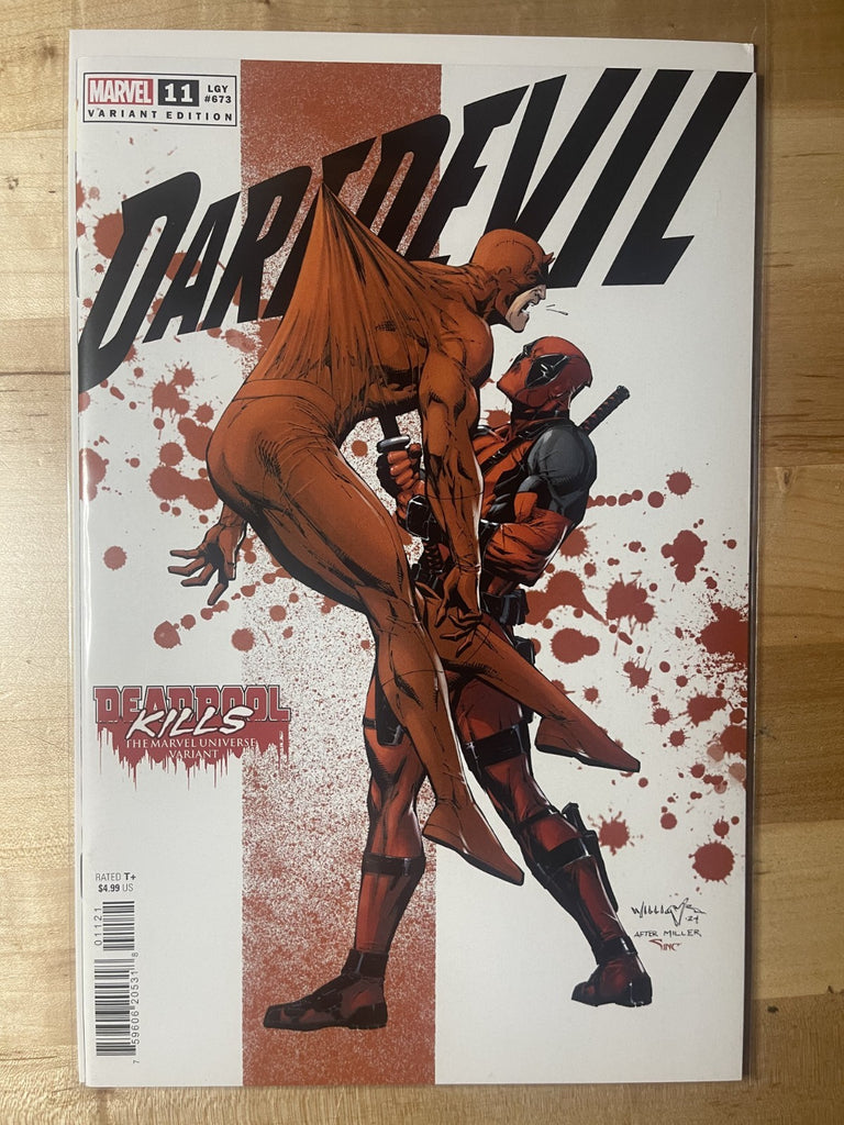 DAREDEVIL 11 WILLIAMS DEADPOOL KILLS MARVEL UNIVERSE VARIANT