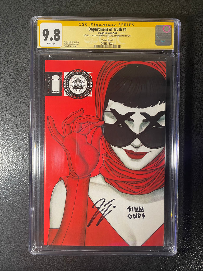 Department of Truth 1 Frison Variant CGC 9.8 SS X2