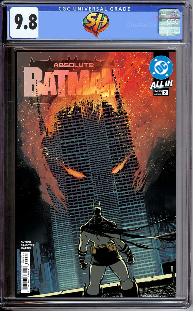 Absolute Batman 2 Second Print Cover A CGC 9.8 Pre-Sale