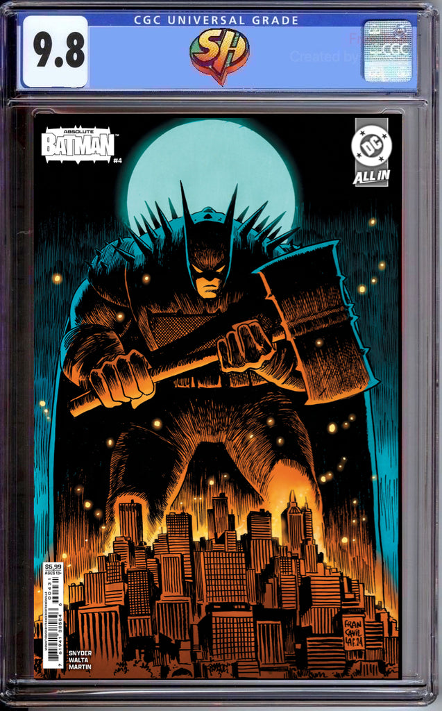 Absolute Batman 4 Cover C Francavilla Variant CGC 9.8 Pre-Sale