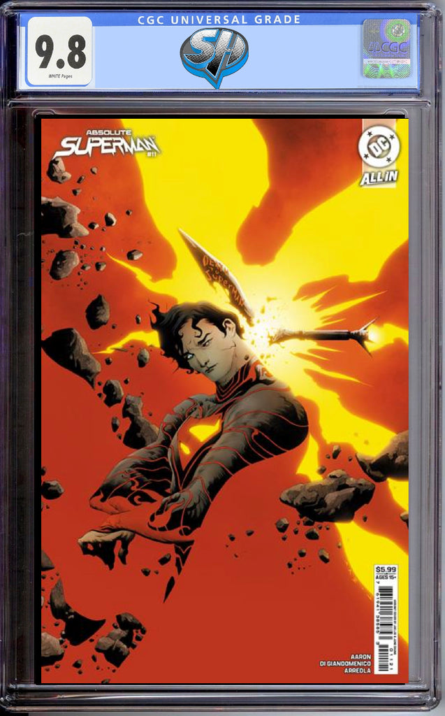 ABSOLUTE SUPERMAN 11 COVER B JAE LEE CGC 9.8 Pre-Sale