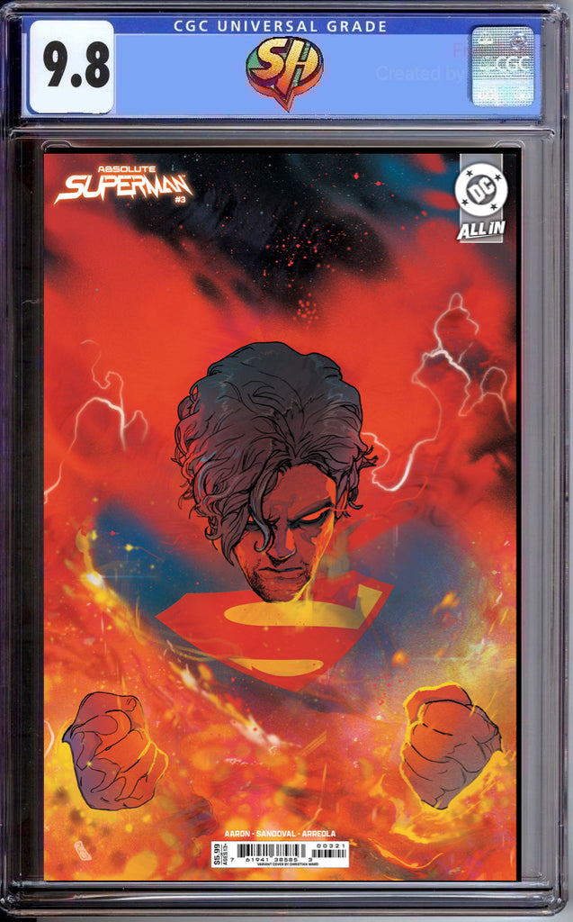 Absolute Superman 3 Cover C Ward Variant CGC 9.8 Pre-Sale