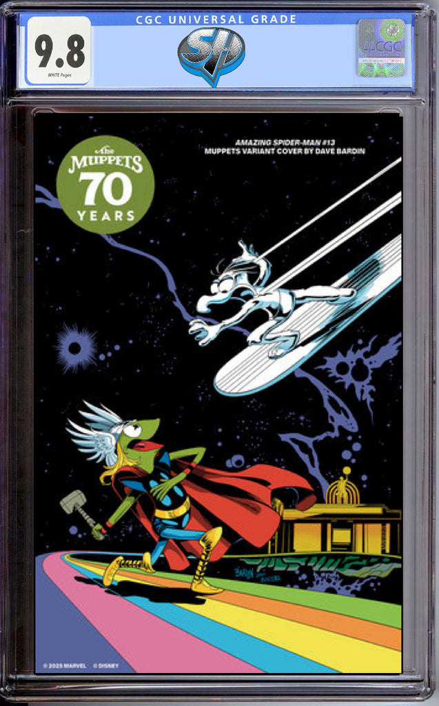AMAZING SPIDER-MAN 13 BARDIN MUPPETS VARIANT CGC 9.8 Pre-Sale