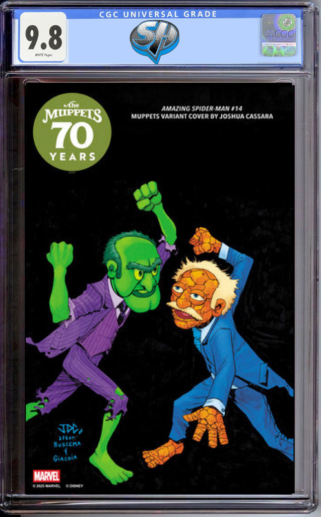 AMAZING SPIDER-MAN 14 CASSARA MUPPETS VARIANT CGC 9.8 Pre-Sale