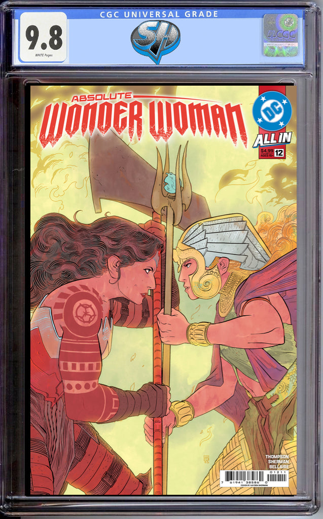 ABSOLUTE WONDER WOMAN 12 COVER A SHERMAN CGC 9.8