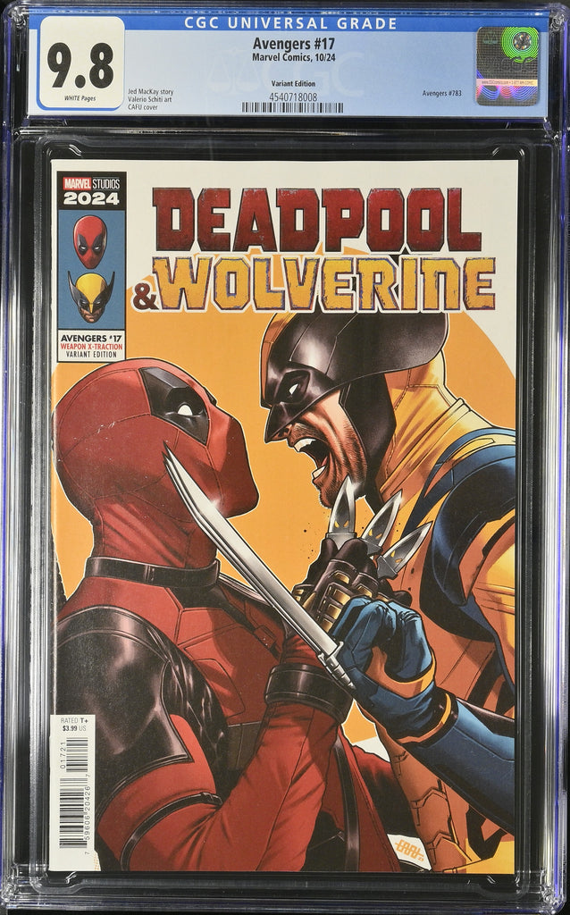 Avengers 17 Cafu Variant CGC 9.8