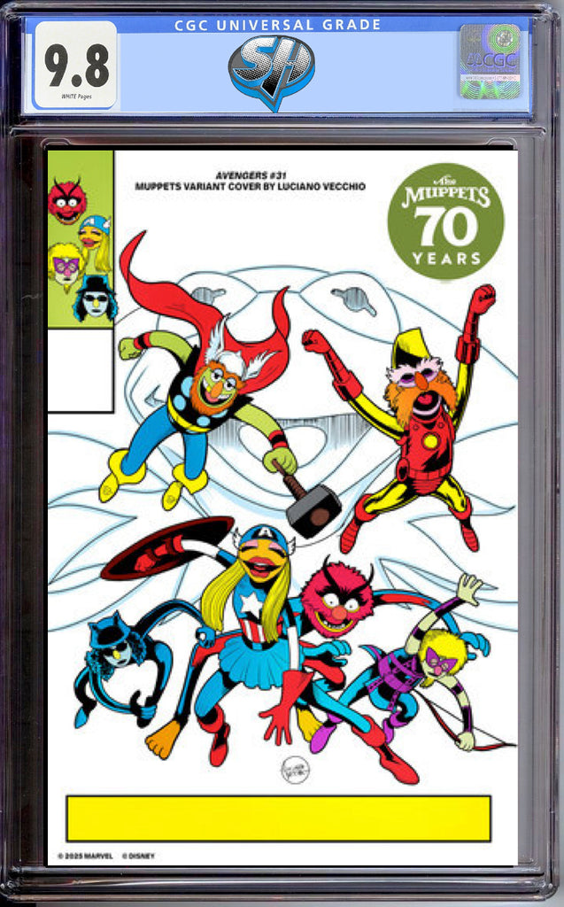 AVENGERS #31 VECCHIO MUPPETS VARIANT CGC 9.8 Pre-Sale