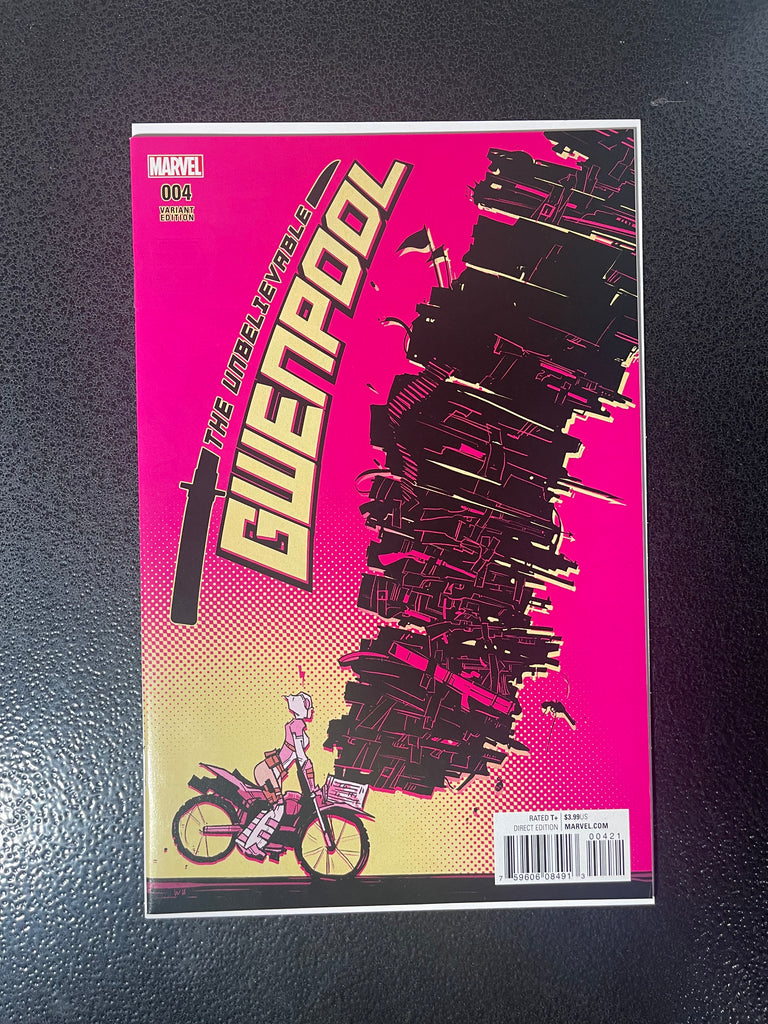 Unbelievable Gwenpool 4 Wu 1:25 Variant (Ungraded)
