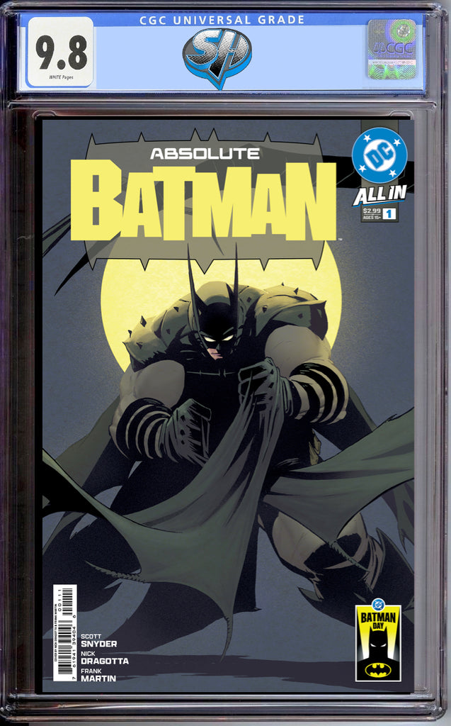 BATMAN DAY 2025 ABSOLOUTE BATMAN 1 COVER A DRAGOTTA CGC 9.8 Pre-Sale