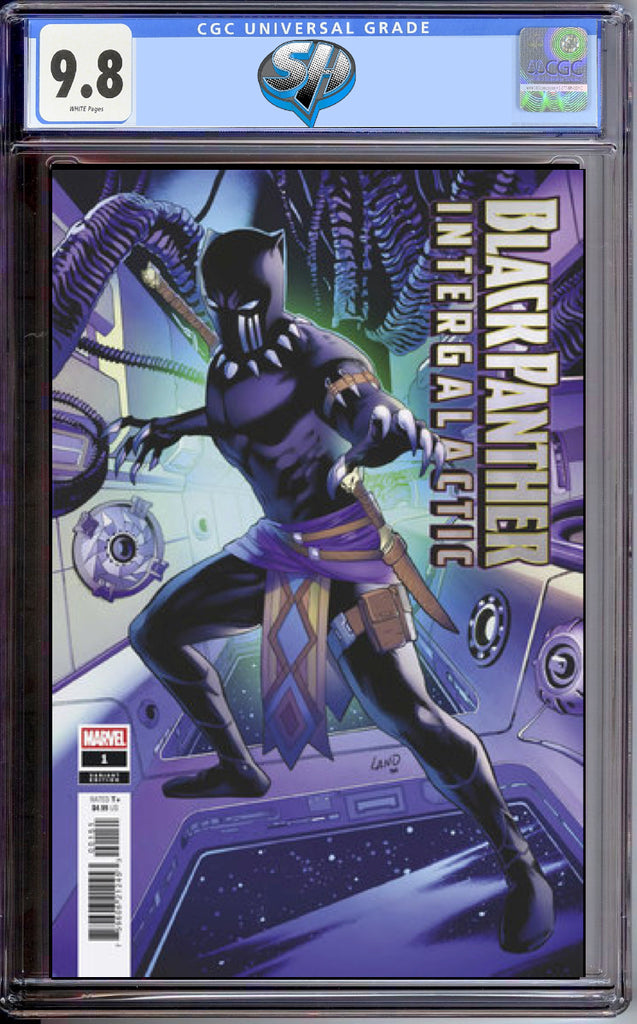 BLACK CAT INTERGALACTIC 1 LAND VARIANT CGC 9.8 Pre-Sale