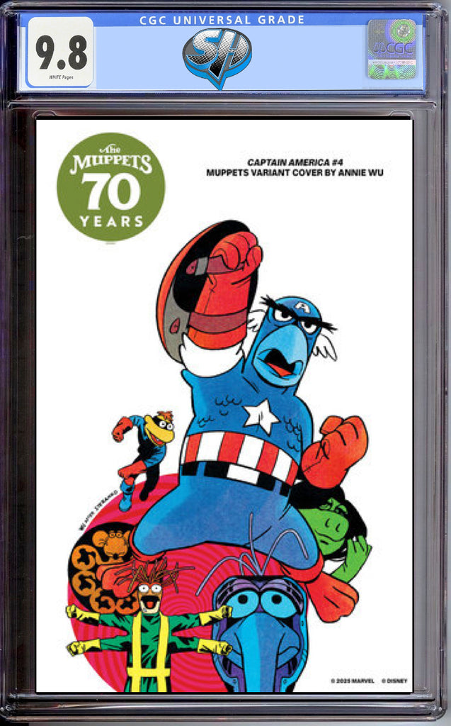 CAPTAIN AMERICA 4 WU MUPPETS VARIANT CGC 9.8 Pre-Sale