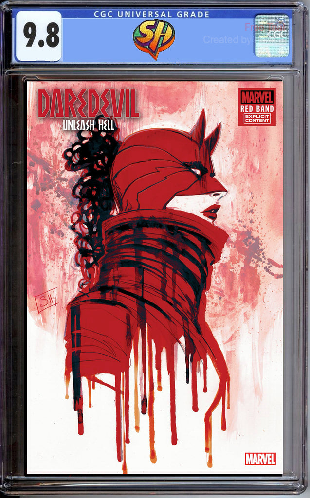 Daredevil Red Unleash Hell Red Band 1 Hans Variant CGC 9.8 Pre-Sale