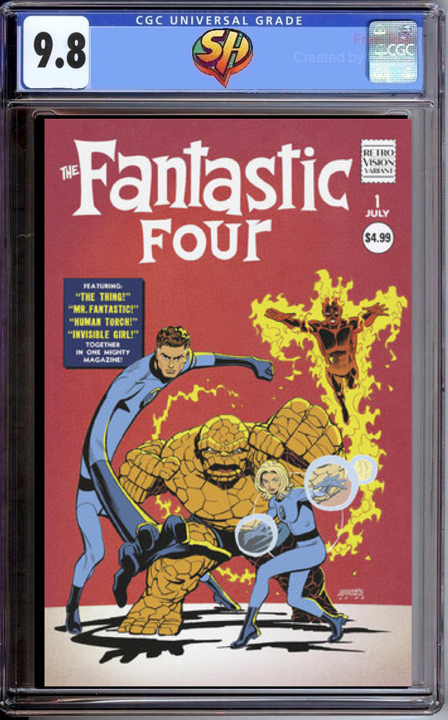 Fantastic Four 1 Romero Retro Vision Variant CGC 9.8 Pre-Sale