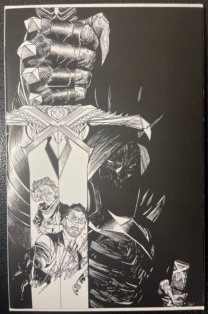 Once and Future 1 Dan Mora B&W Sketch Variant (Ungraded)