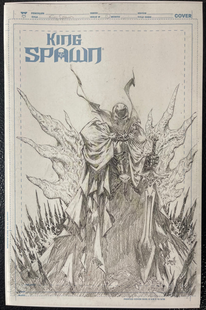 King Spawn 1 Capullo 1:50 Sketch Variant (Ungraded)