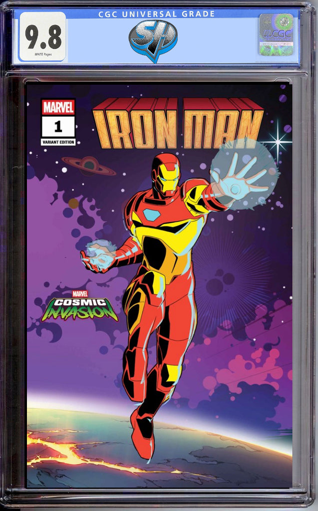 IRON MAN 1 COSMIC INVASION VARIANT CGC 9.8 Pre-Sale
