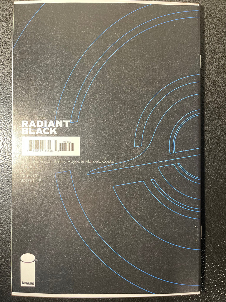 Radiant Black 1 Cover E Finch 1:25 Variant (Ungraded)