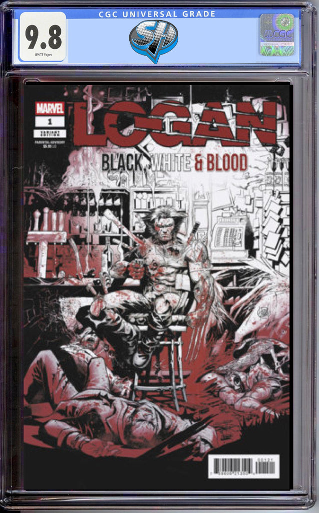 LOGAN: BLACK, WHITE & BLOOD 1 KUBERT VARIANT CGC 9.8 Pre-Sale