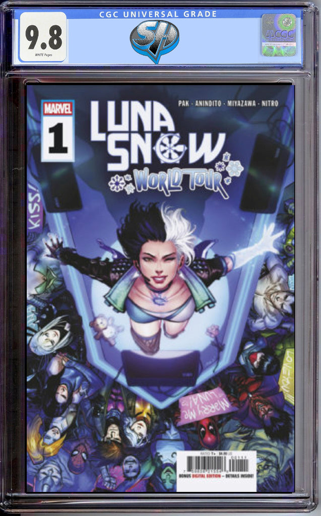 LUNA SNOW WORLD TOUR 1 COVER A ANINDITO CGC 9.8 Pre-Sale
