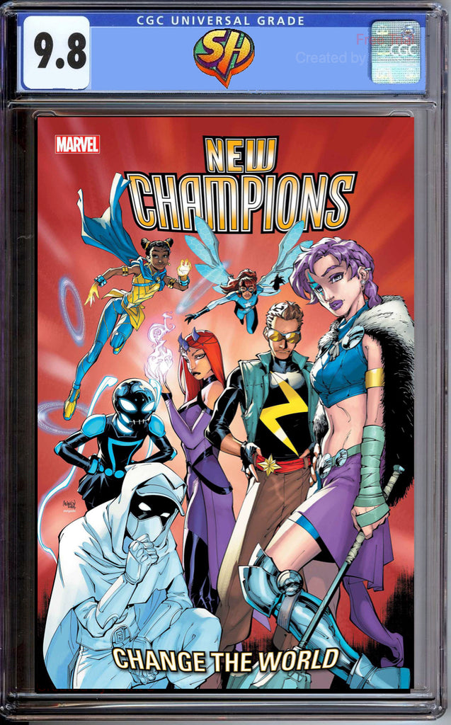 New Champions 1 Cover A CGC 9.8 Pre-Sale