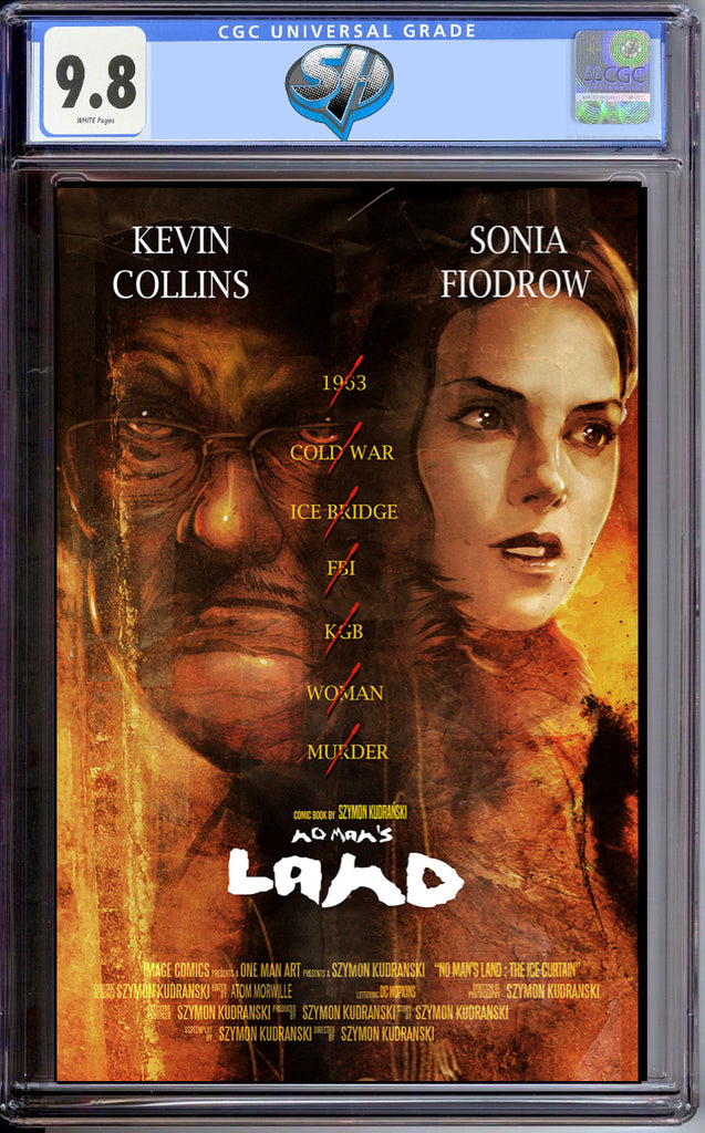 NO MAN'S LAND 1 COVER C KUDRANSKI SEVEN POSTER CGC 9.8 Pre-Sale