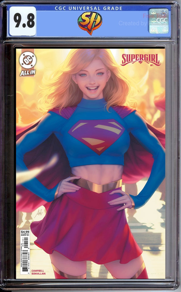 Supergirl 1 Cover B Artgerm Lau CGC 9.8 Pre-Sale