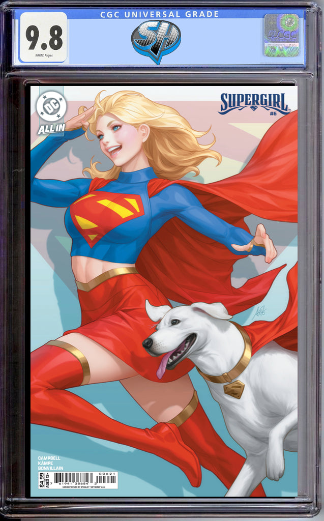 SUPERGIRL 6 COVER B ARTGERM LAU CGC 9.8 Pre-Sale