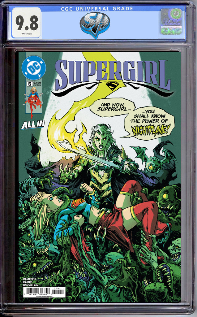 SUPERGIRL 6 COVER A CAMPBELL CGC 9.8 Pre-Sale