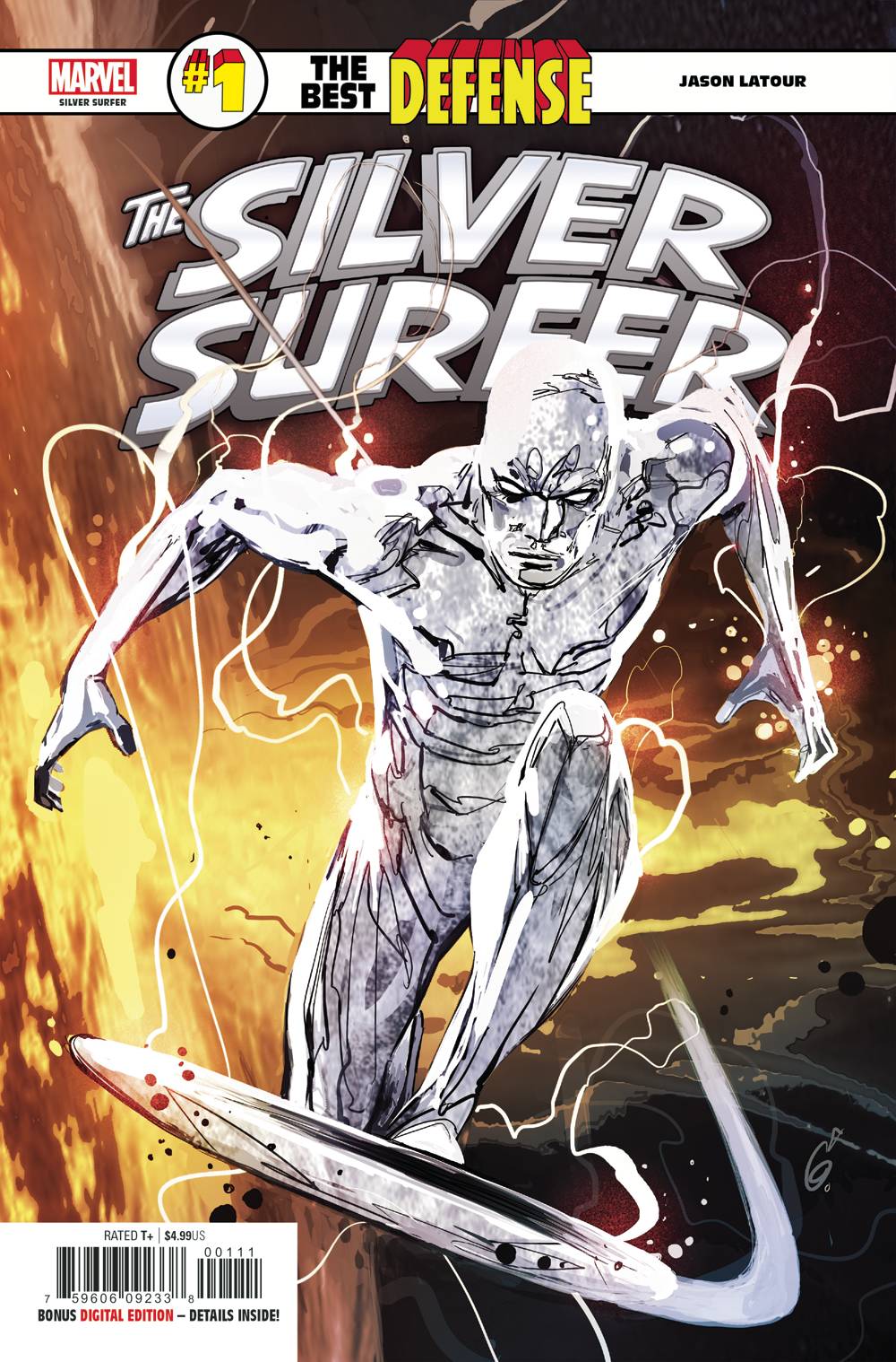 Silver Surfer: The Best Defense 1 Cover A CGC 9.8 Presale