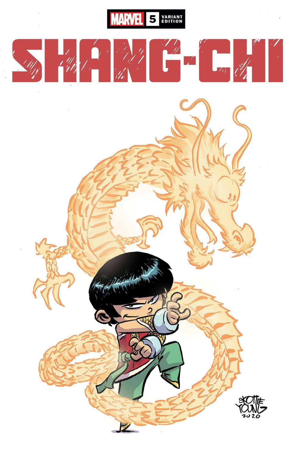 Shang-Chi 5 Skottie Young Variant (Ungraded)