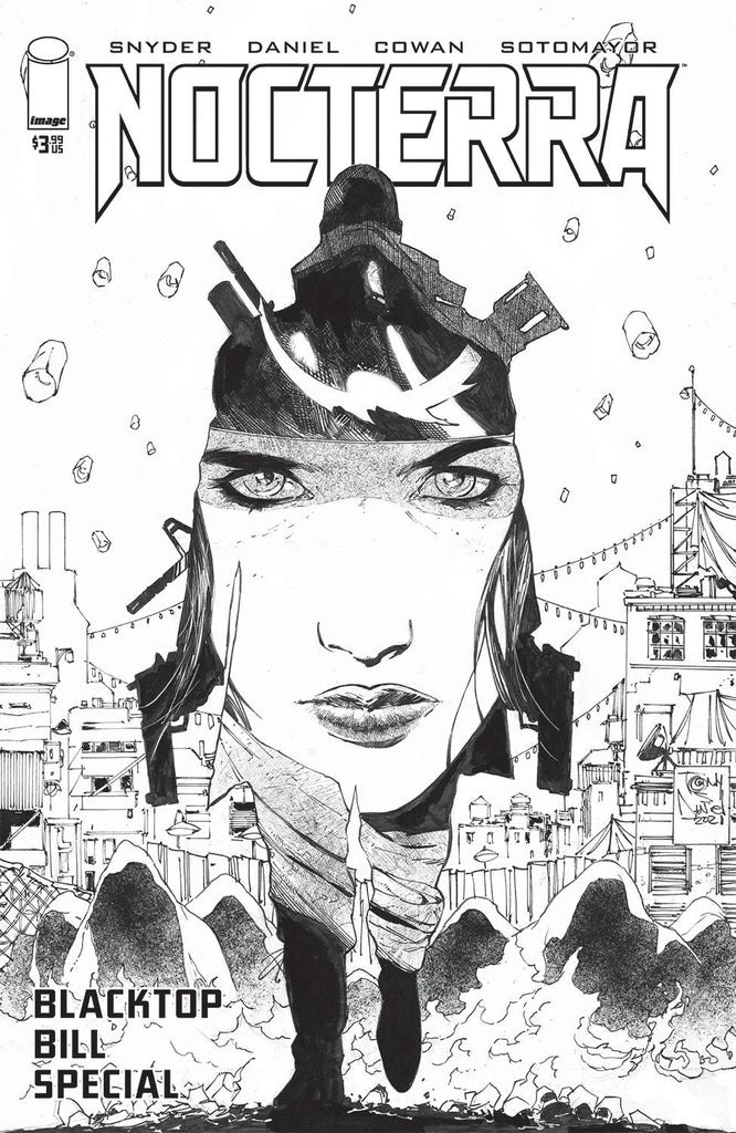 Nocterra Blacktop Bill Special 1 1:10 Daniel B&W Variant (Ungraded)