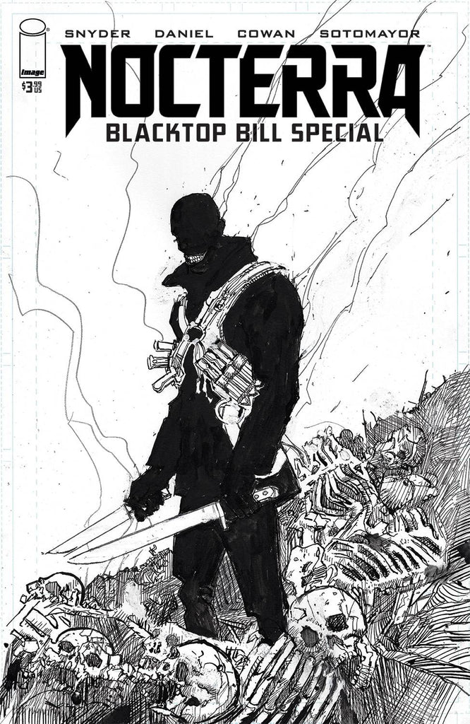 Nocterra Blacktop Bill Special 1 1:25 Cowan B&W Variant (Ungraded)