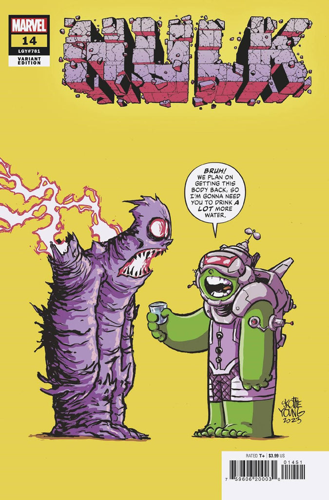 Hulk 14 Skottie Young Variant (Ungraded)