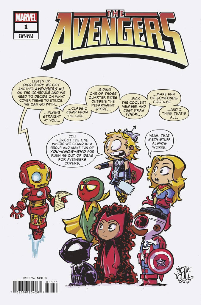 Avengers 1 Skottie Young Variant (Ungraded)