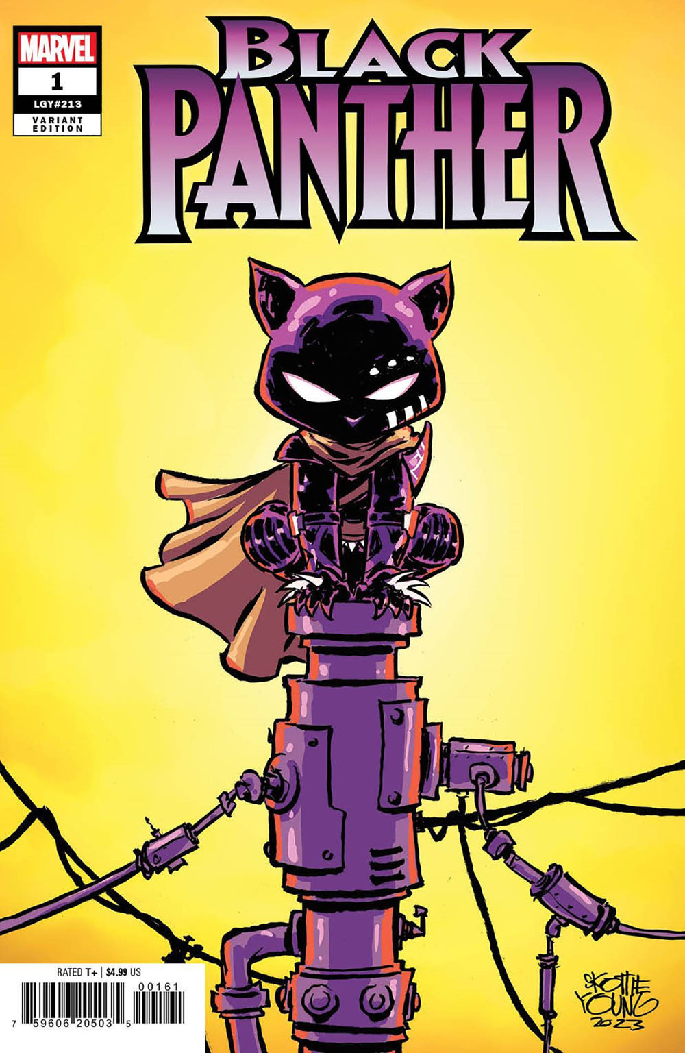 Black Panther 1 Skottie Young Variant (Ungraded)