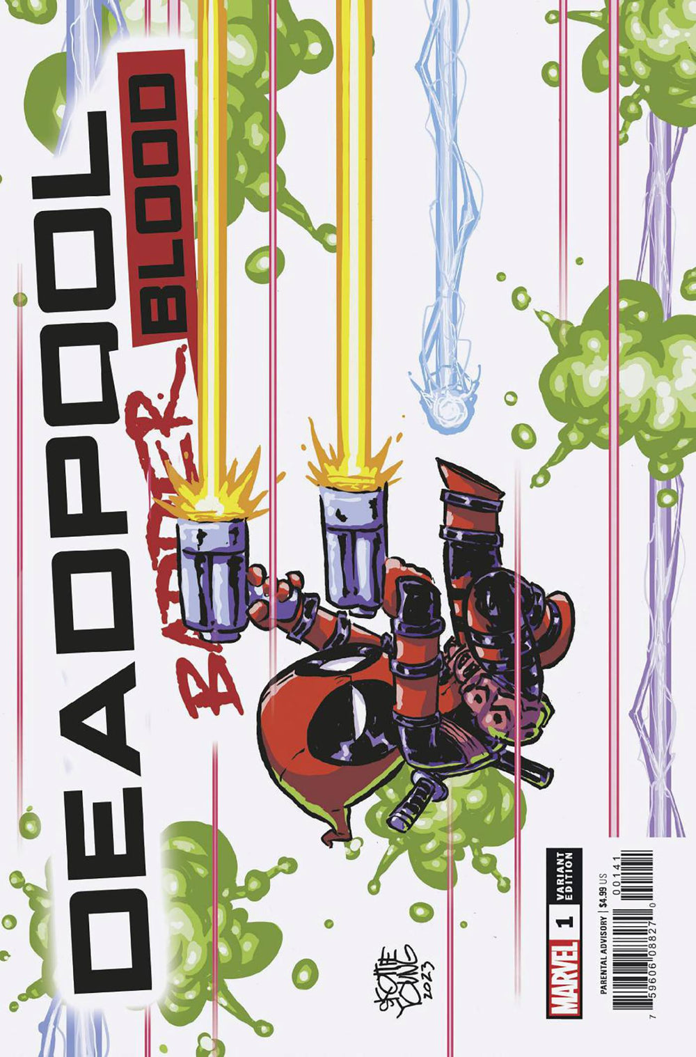 Deadpool Badder Blood 1 Skottie Young Variant (Ungraded)