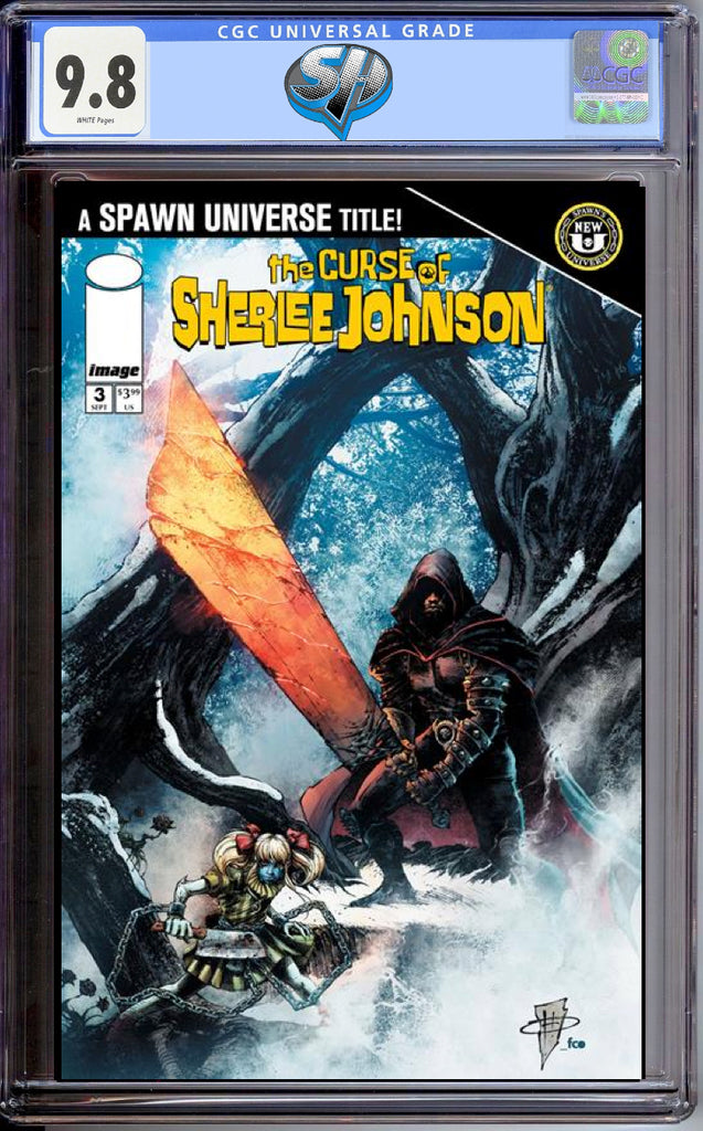 SPAWN CURSE OFSHERLEE JOHNCON 3 COVER B ENRIQUES CGC 9.8 Pre-Sale