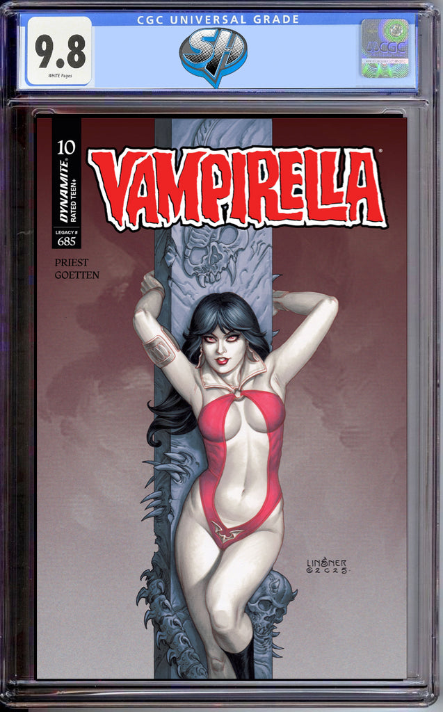 VAMPIRELLA 9 COVER C LINSNER CGC 9.8 Pre-Sale