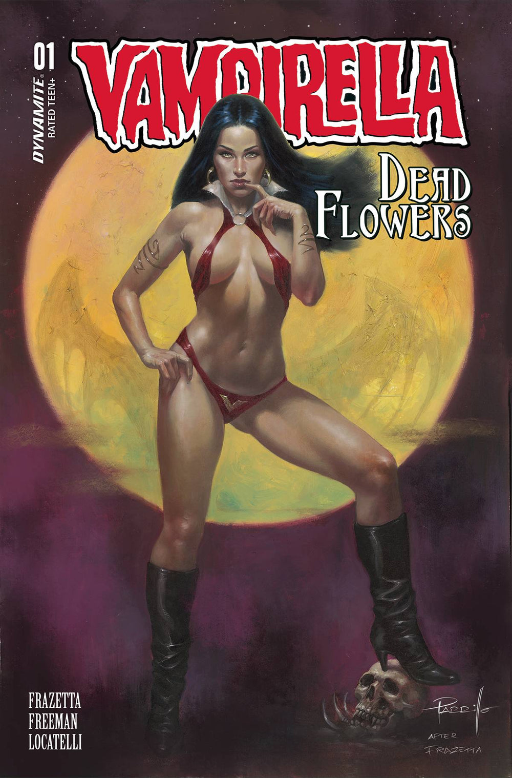 Vampirella Dead Flowers 1 Cover A Parrillo CGC 9.8 Presale