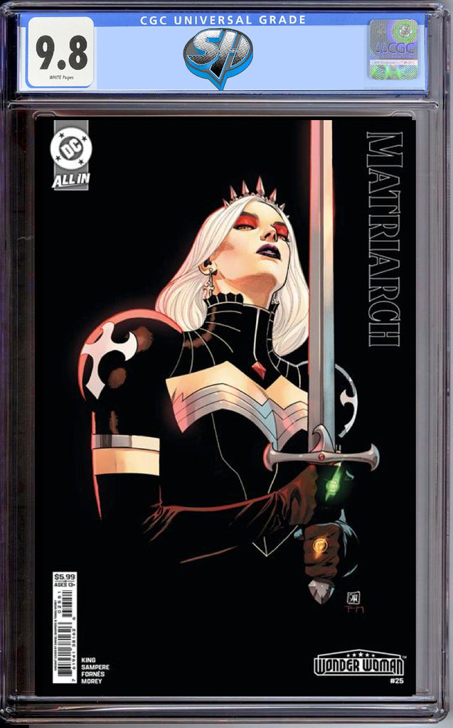 WONDER WOMAN 25 COVER D SAMPERE CGC 9.8 Pre-Sale