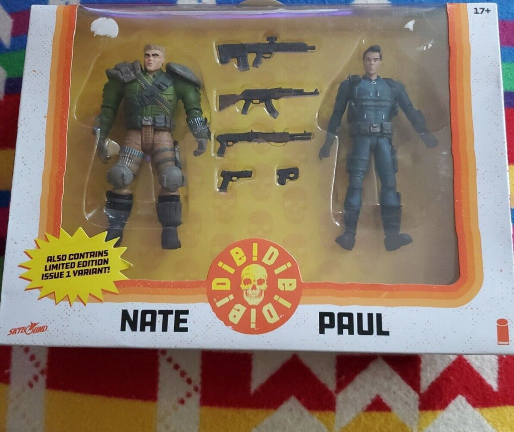 DIE DIE DIE Nate & Paul #1 Variant Cover Action Figure Box Set (No Comic)