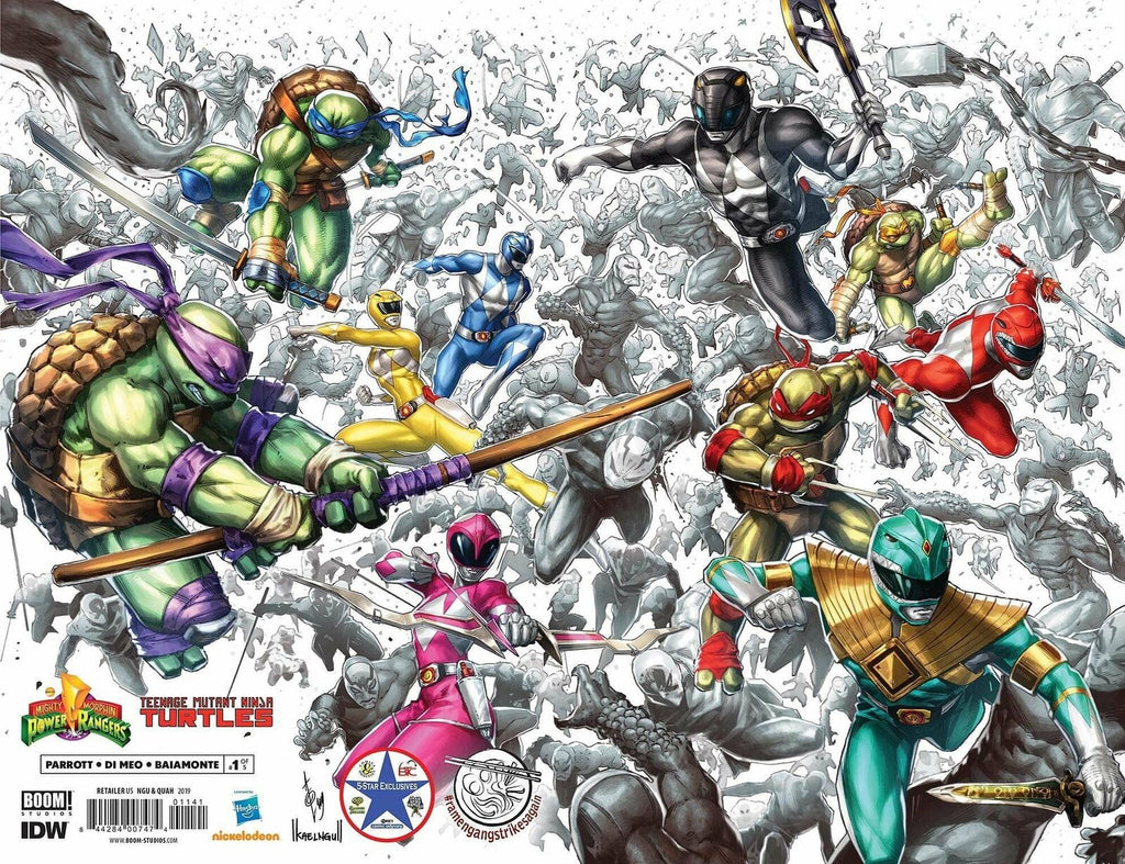 Power Rangers TMNT 1 Ngu/Quah Variant (Ungraded)