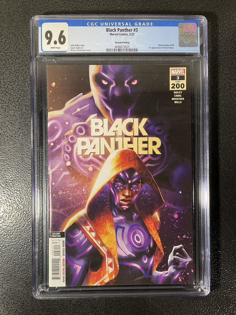Black Panther 3 Second Print Variant CGC 9.6
