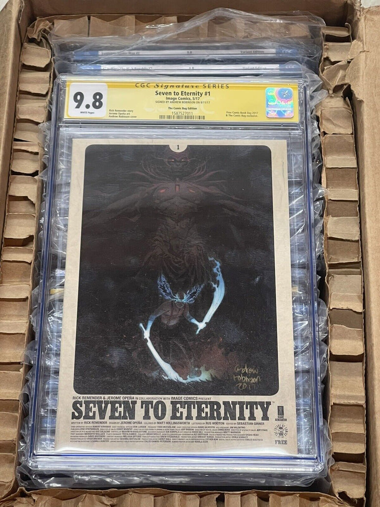 Seven to Eternity 1 The Comic Bug Variant CGC 9.8