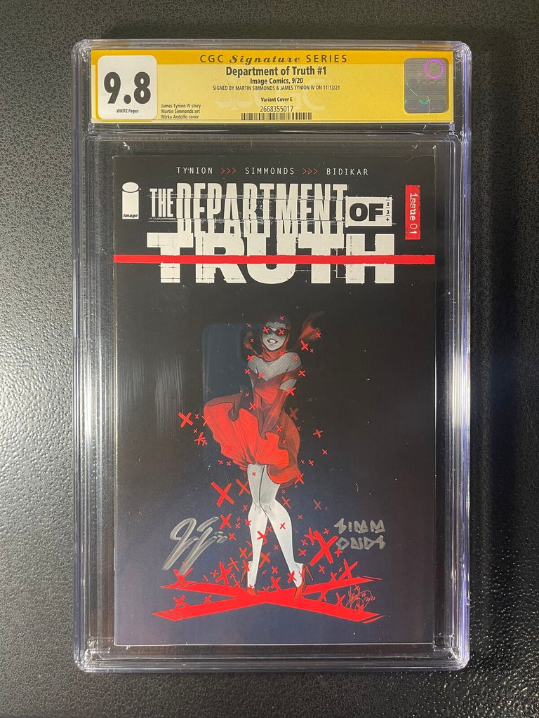 Department of Truth 1 1:50 Andolfo Variant CGC 9.8 SS X2
