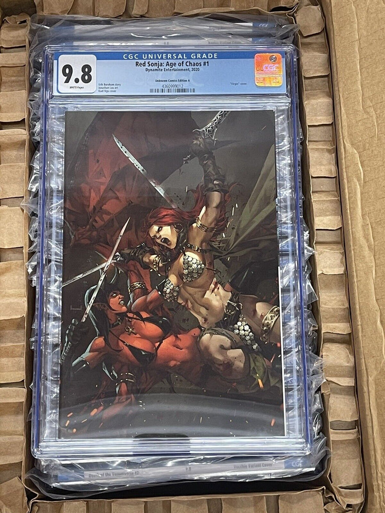 Red Sonja Age of Chaos 1 Ngu Variant CGC 9.8 Dynamite Entertaiment