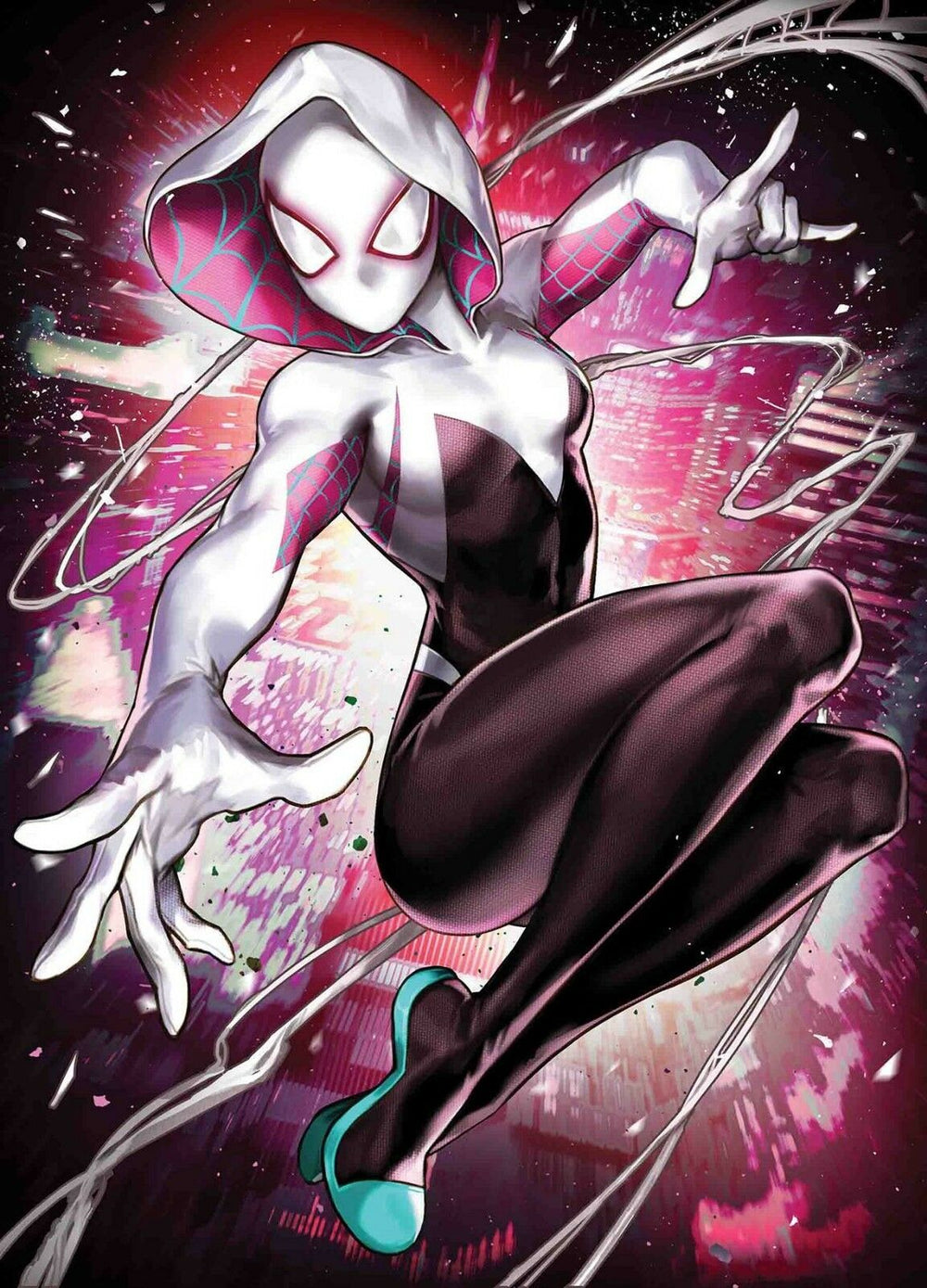 Spider-Gwen Ghost Spider 1 Battle Lines Variant CGC 9.8